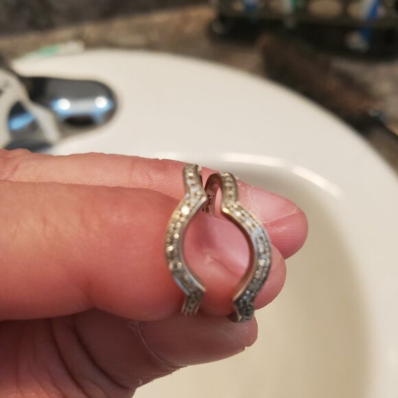 Michael Hill Blue and White Diamond rings - Picture 1 of 4